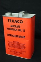 Texaco Aircraft Hydraulic Oil Tin