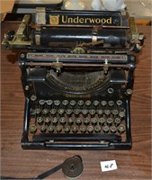 early Underwood vtg Typewriter