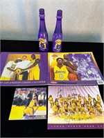 Lakers Calendars Plastic Bottles Cheerleader Photo