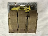 NEW Voodoo Tactical Pistol 3 Magazine Pouch #1