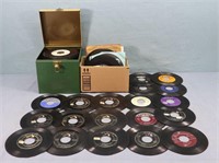 Group of Vinyl Records