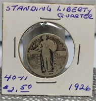 1926 STANDING LIBERTY QUARTER