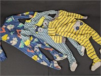 (3) 12M Zipper Pajamas: [Carter's] Boy/Unisex
