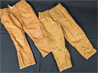 (2) 2T Pants: [Carter's & Genuine Kids] Boy