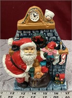 Vintage Cast Iron Christmas Santa Claus Door Stop