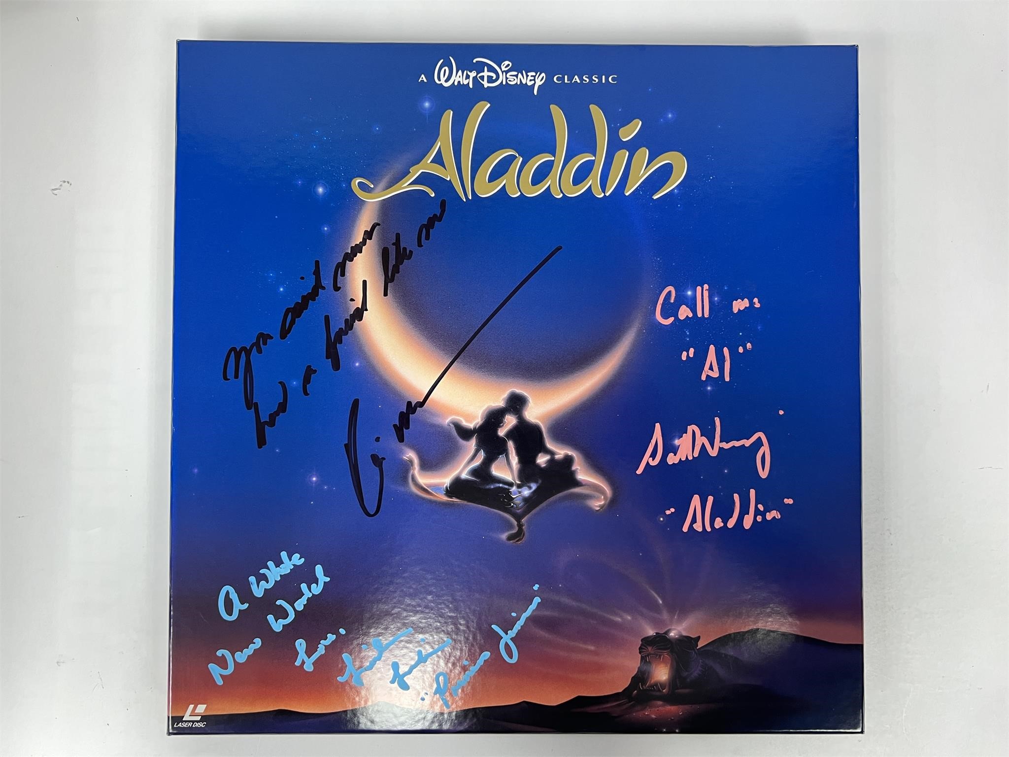 Autograph COA Aladdin Box