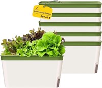 GardenBasix Self Watering Planter Pots Window Box,