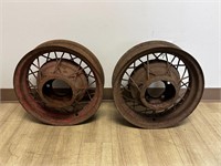 1930s Ford Wire Wheels 17.5"