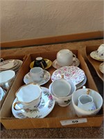 China tea cups and saucers