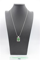 Cute pendent with green accents