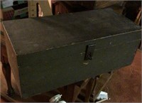 Homemade wooden tool box