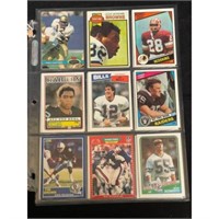 (18) Different Vintage Football Rookies