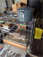 Wire Storage Rack, Canner Books Etc