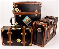 Lot of Vintage Reproduction Decorative  Luggage