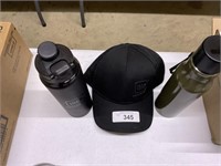 glock hat and 2 water bottles