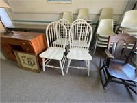Set of 4 White Chairs