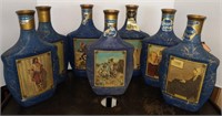 Lot w/ Vtg Jim Beams Choice Decanters, Americana