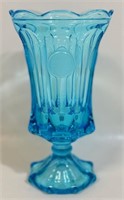 PRETTY MID-CENT FOSTORIA PEDESTAL COIN GLASS VASE