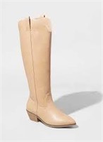 US 6.5 SOMMER WESTERN BOOTS BEIGE $45