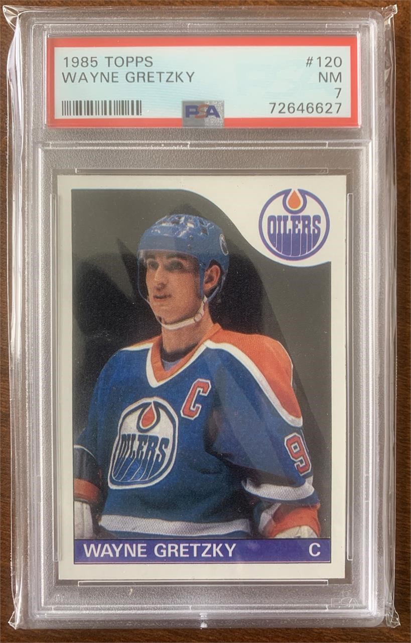 WAYNE GRETZKY TOPPS PSA 7 1985