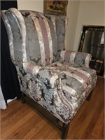 Upholstered Wing Back Chair
