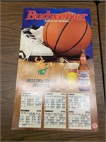 Bud/Bucks 1992 Schedule Poster