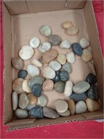 Rocks and wood box