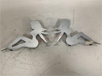 Bar-Jan Chrome Mud Flap Sitting Girl Silhouette’s