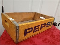 Yellow Pepsi crate
