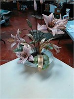 Wonderful metal art flower pot