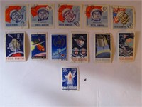 VINTAGE 1960S SPACE AGE STAMPS