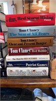 Assortment of Tom Clancy Books