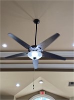 Ceiling Fan in rec room