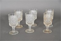 Vintage Wexford Cut Glass Goblets