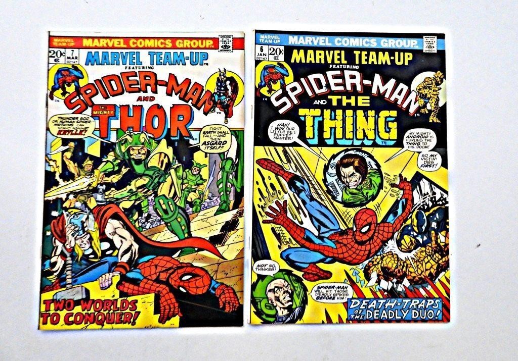 (2) 1972 MARVEL TEAM-UP #6 & #7