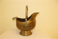 Brass/copper coal bucket