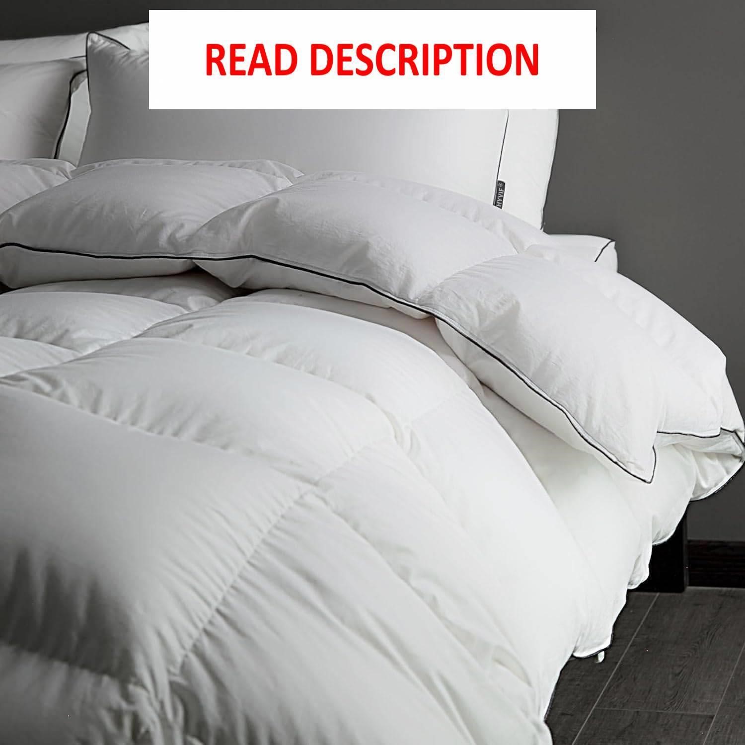 Goose Down Comforter - King 106 X 90 White King