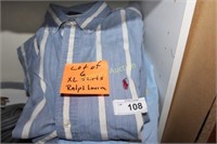 LOT - 6 XL SHIRTS - RALPH LAUREN