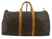 Louis Vuitton Monogram Keepall Handbag 50