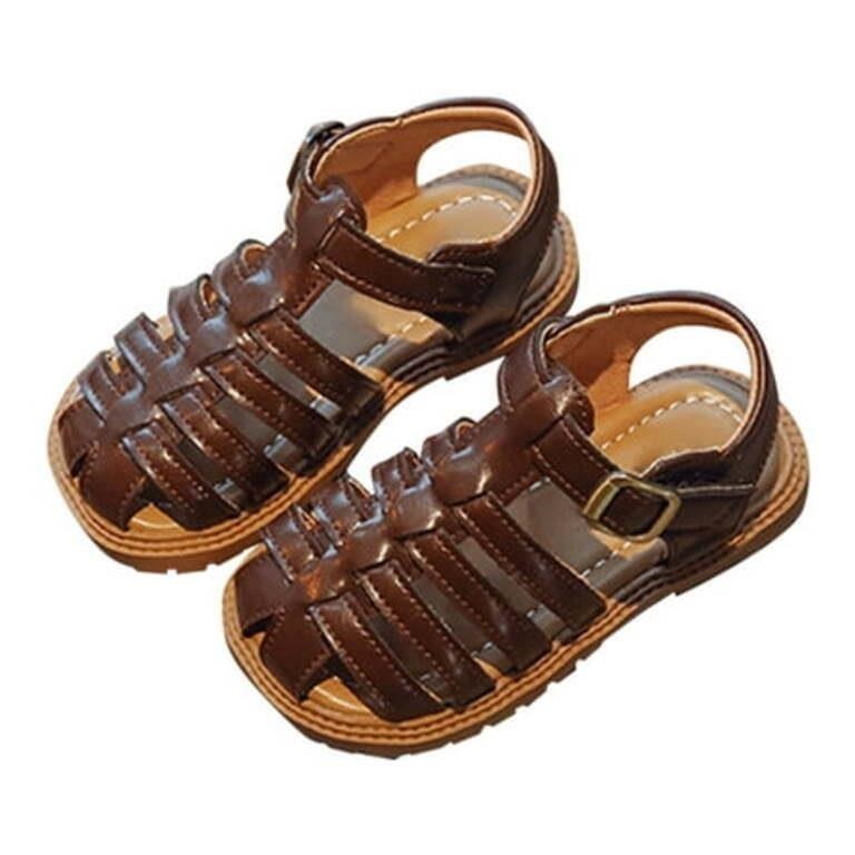 7.5  B91xZ Toddler Girl Sandals  Closed Toe  Soft