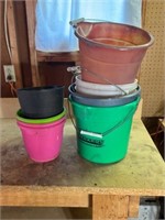 Buckets and planters