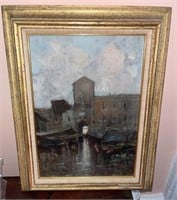 C. 1922 Maria Ciappa Oil on Canvas, Signed