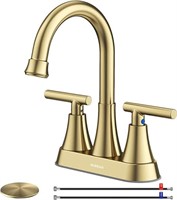 Bathroom Faucets for Sink 3 Hole, Hurran 4 inch