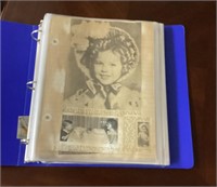 Shirley Temple scrapbook