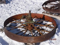 Antique Metal Wheel 46"