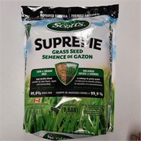 SCOTTS SUPREME GRASS SEED 3.8 KG