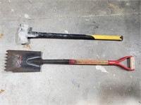 Shovel and Sledge Hammer