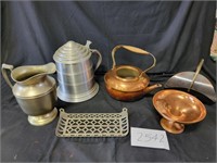 Vintage Icw Cooler, Copper? Pot, etc