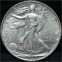 1943 Walking Liberty Silver Half Dollar Nice