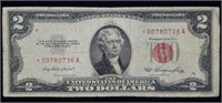 1953 $2 Red Seal Legal Tender STAR Note